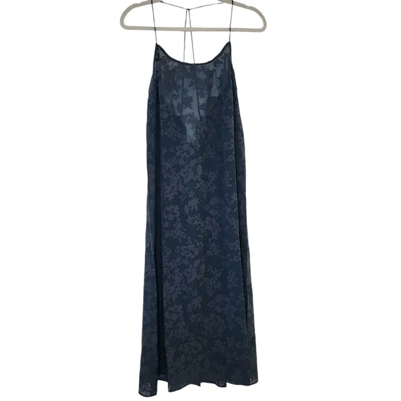 Madewell Floral Halter Cover-Up Sheer Midi Dress - Picture 4 of 9